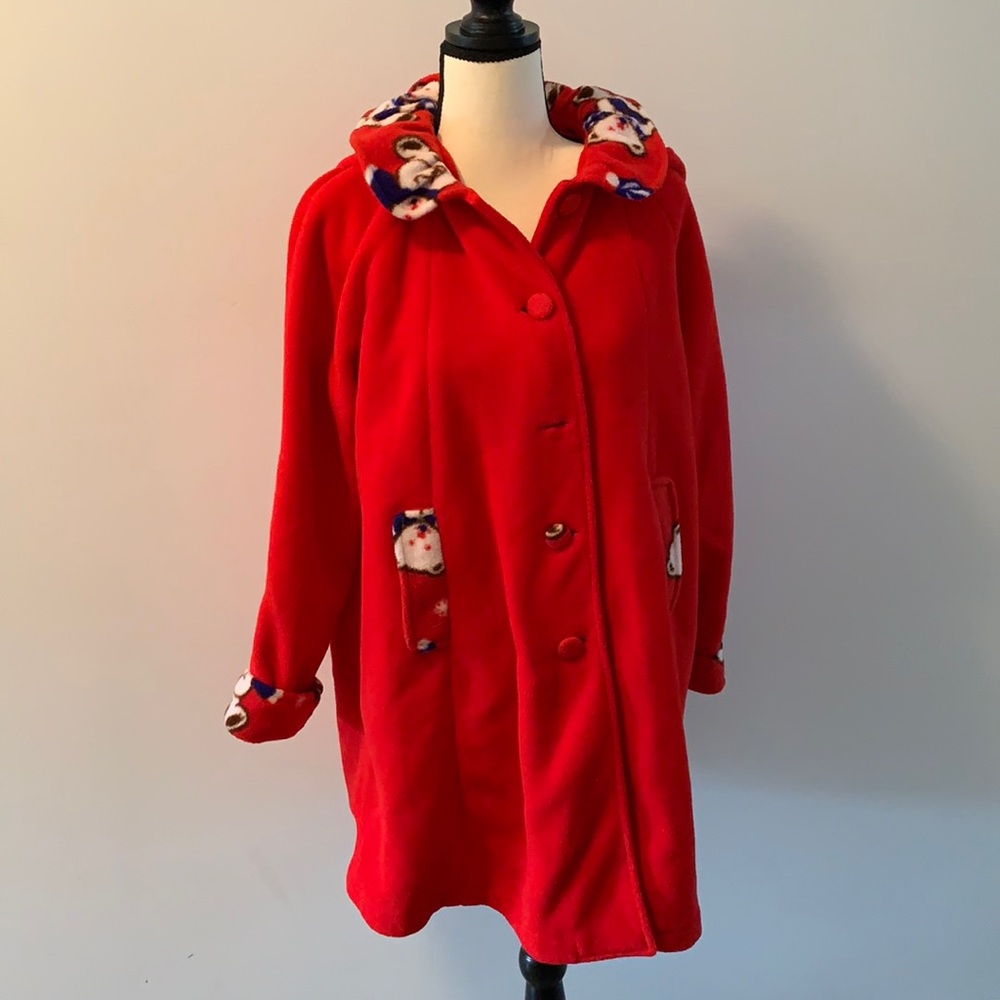 🔵Red coat